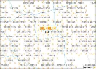 map of Dighalia