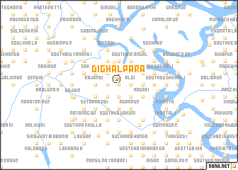 map of Dighalpāra