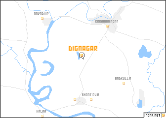 map of Dīgnagar
