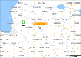 map of Digneron