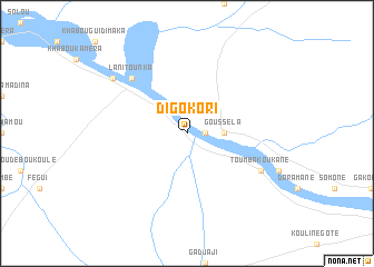 map of Digokori