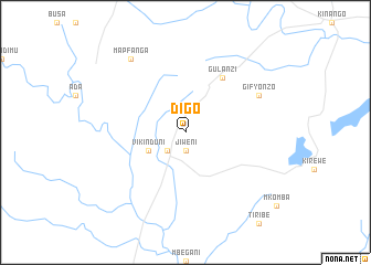 map of Digo
