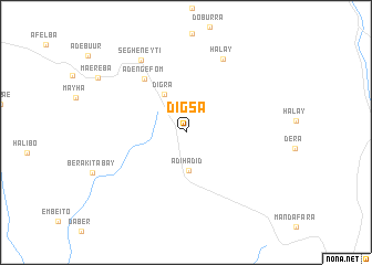 map of Digsa