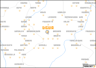 map of Diguia