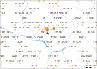 map of Diguila
