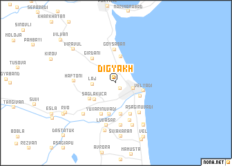 map of Digyakh