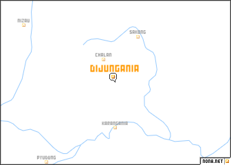map of Dijungania