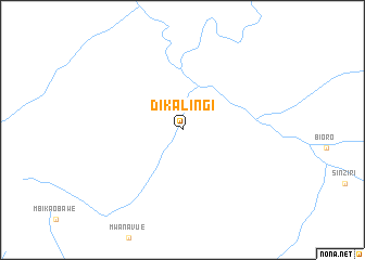 map of Dikalingi
