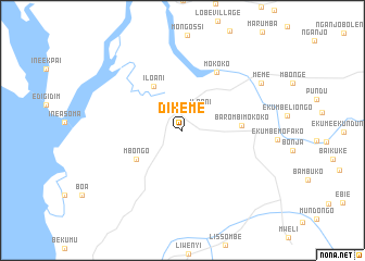 map of Dikeme