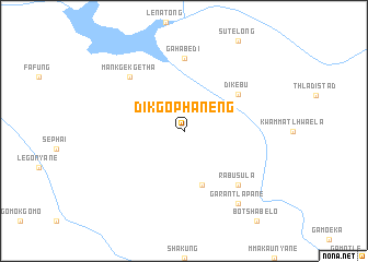 map of Dikgophaneng