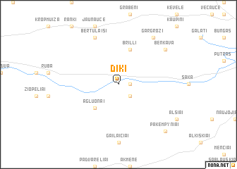 map of Dīķi