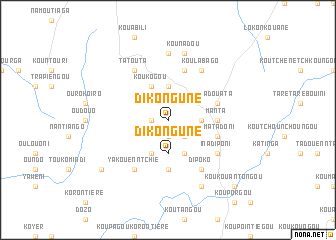 map of Dikonguné