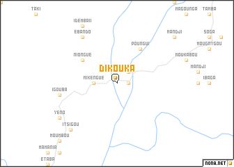 map of Dikouka