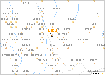 map of Dīko