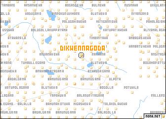 map of Dikwennagoda