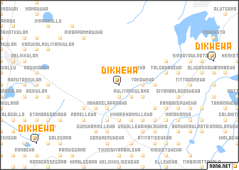 map of Dikwewa