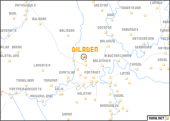 map of Diladen