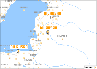 map of Dilausan