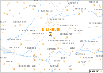 map of Dilikauri
