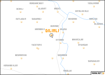 map of Dilimli