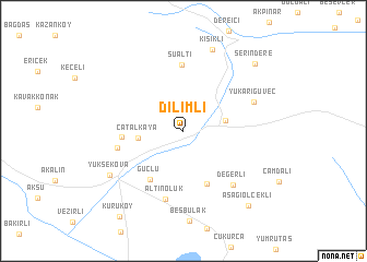 map of Dilimli