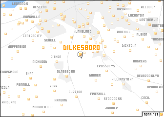 map of Dilkesboro