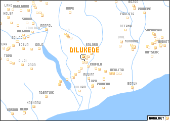 map of Dilukede