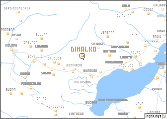 map of Dimalko