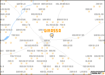 map of Dimassa