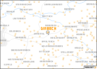 map of Dimbach