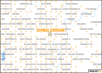 map of Dimbulgomuwa