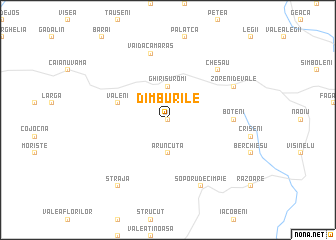 map of Dîmburile