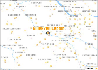 map of Dīmeh-ye Mīl-e Pā\