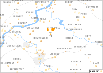 map of Dime