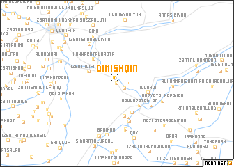 map of Dimishqīn