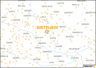 map of Dimitrijevi°i