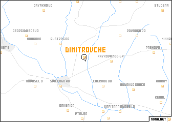 map of Dimitrovche