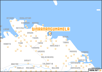 map of Dinaanan Gumamela