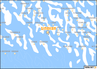 map of Dinakam