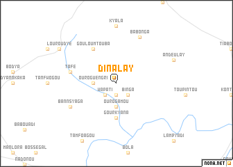 map of Dinalay