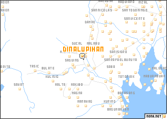 map of Dinalupihan