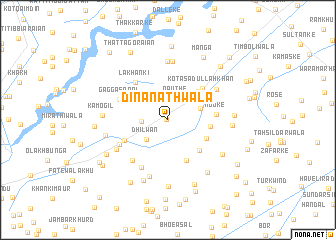 map of Dīna Nāthwāla