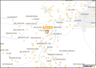 map of Dīnān