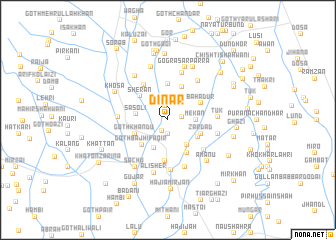 map of Dīnār