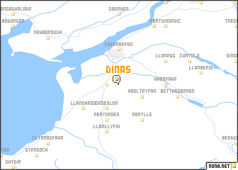 map of Dinas