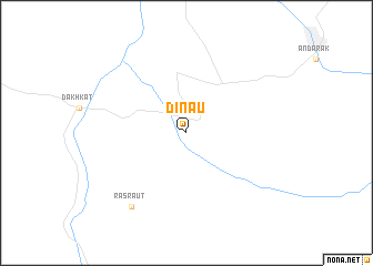 map of Dinau