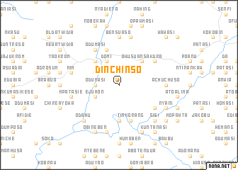map of Dinchinso