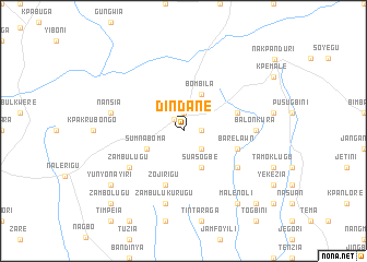 map of Dindane