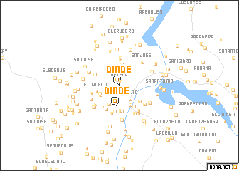 map of Dinde