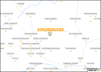 map of Dindiodougou